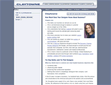 Tablet Screenshot of claytowne.com